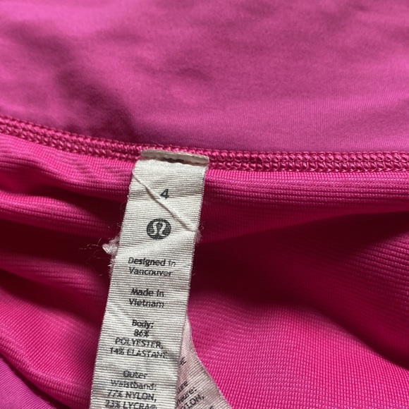 Sonic pink lululemon shorts - Picture 3 of 3